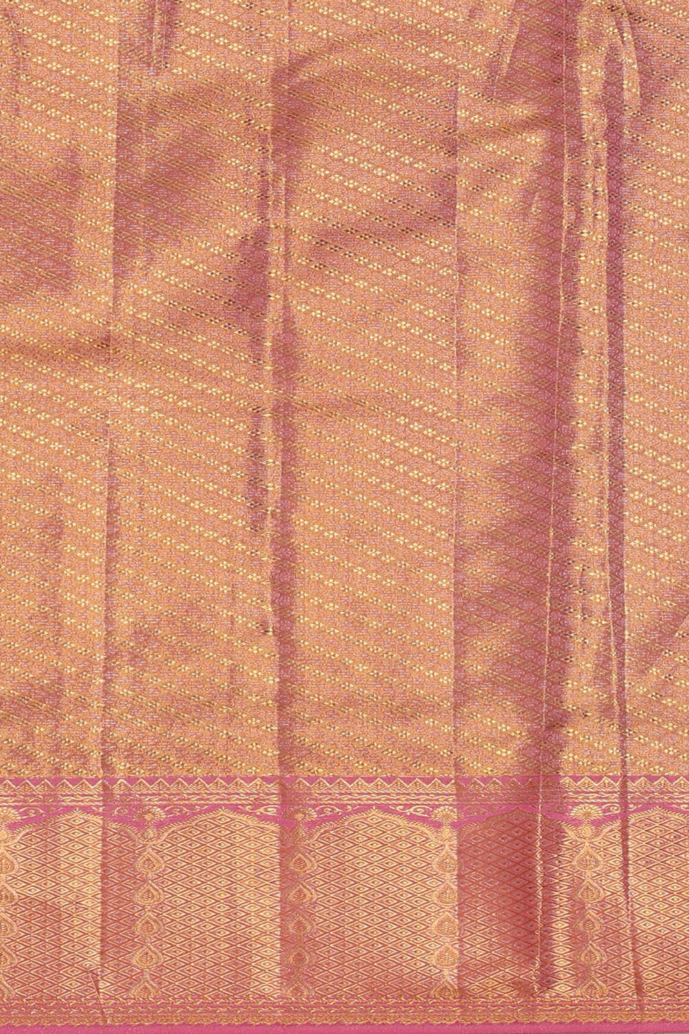 Image of Kanchipattu Pista Green Brocade Saree